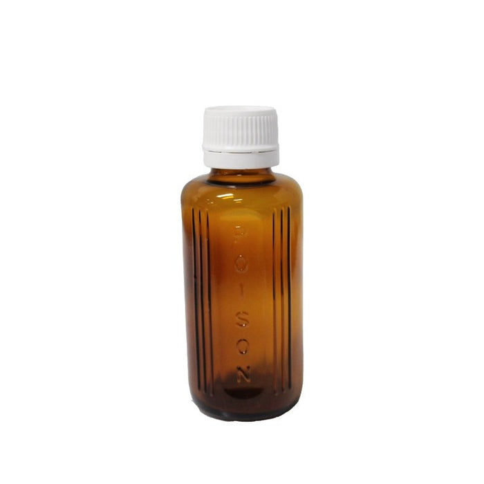 Amber Glass Bottles 100ml with Cap