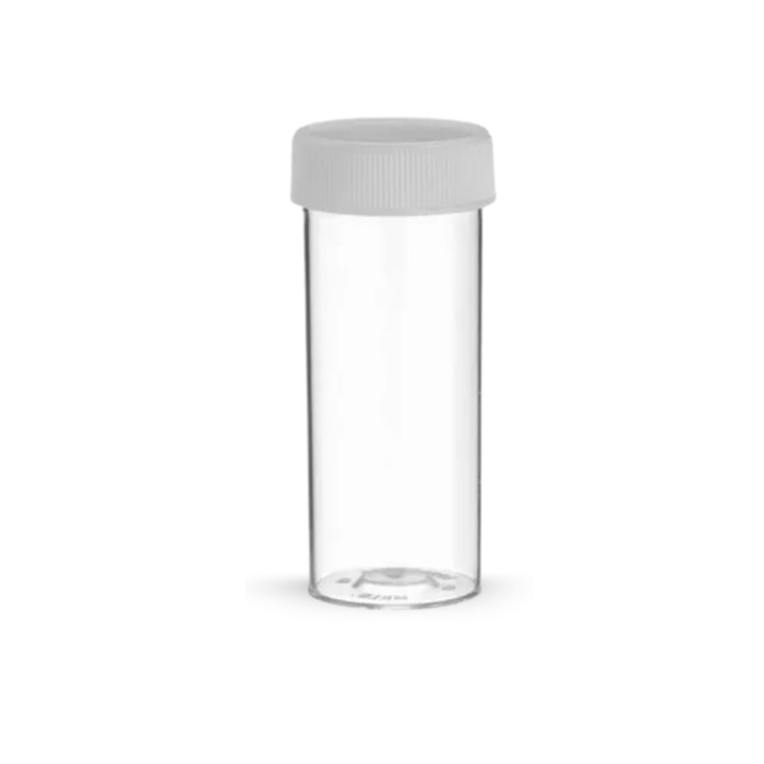 Screw Cap Clear Tablet Vials 6 Drachm Per 100 (Further 20% Off Applied)