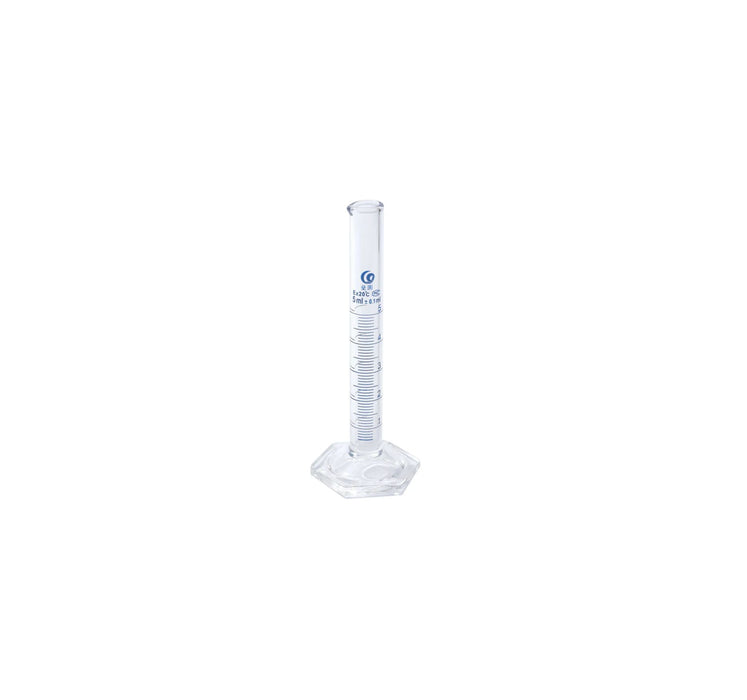 Glass Measuring Cylinder 5ml Borosilicate High Quality Glass