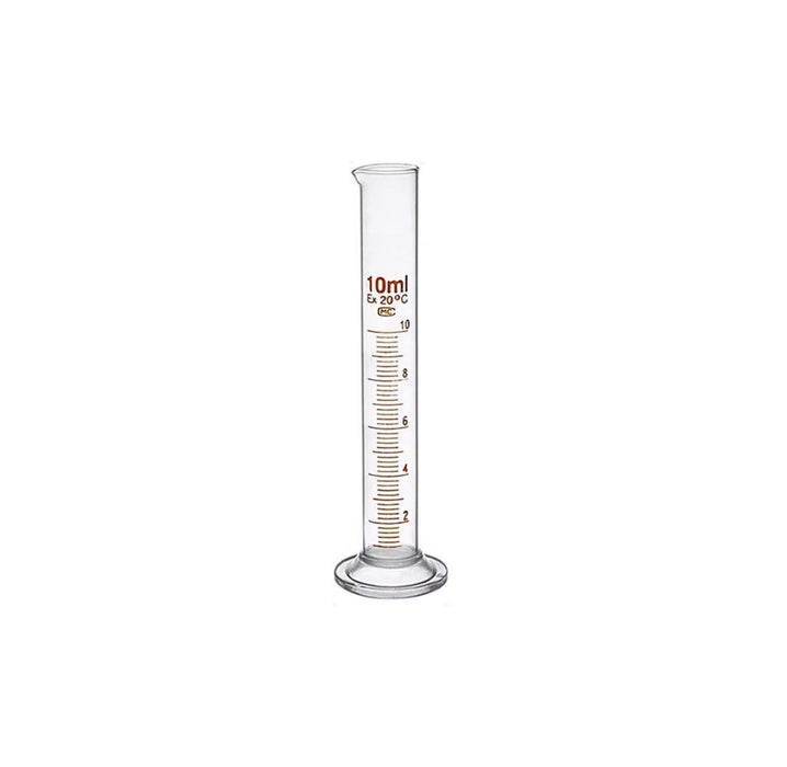 Glass Measuring Cylinder 10ml Borosilicate High Quality Glass