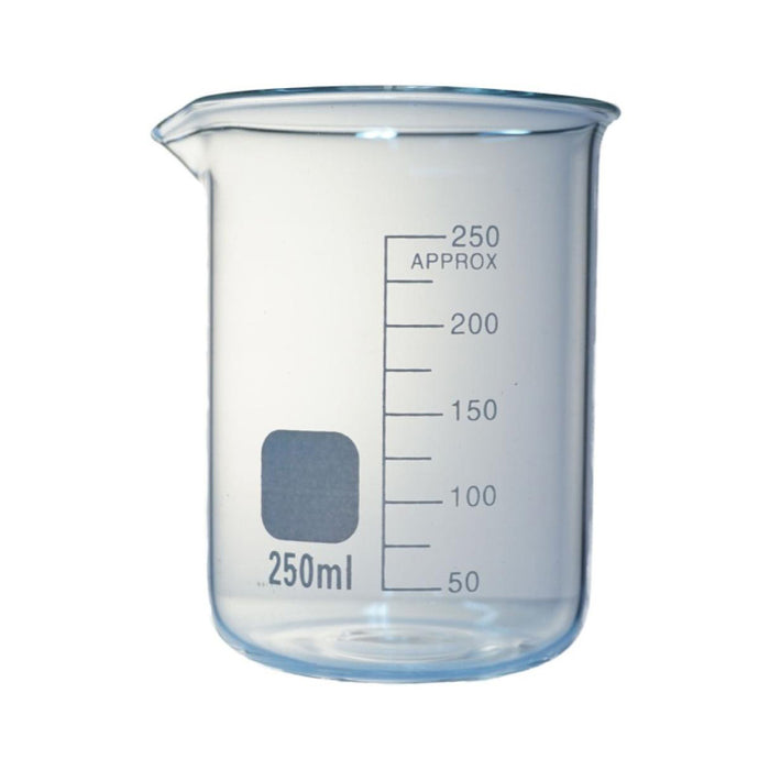 Glass Beakers Low Form Borosilicate 250ml